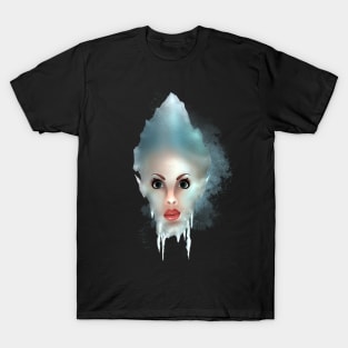 Mountain frozen woman’s head T-Shirt